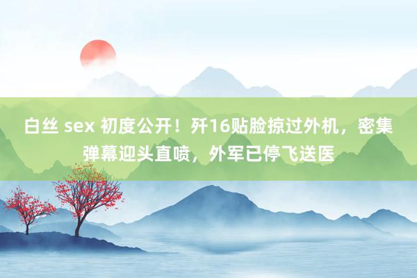 白丝 sex 初度公开！歼16贴脸掠过外机，密集弹幕迎头直喷，外军已停飞送医